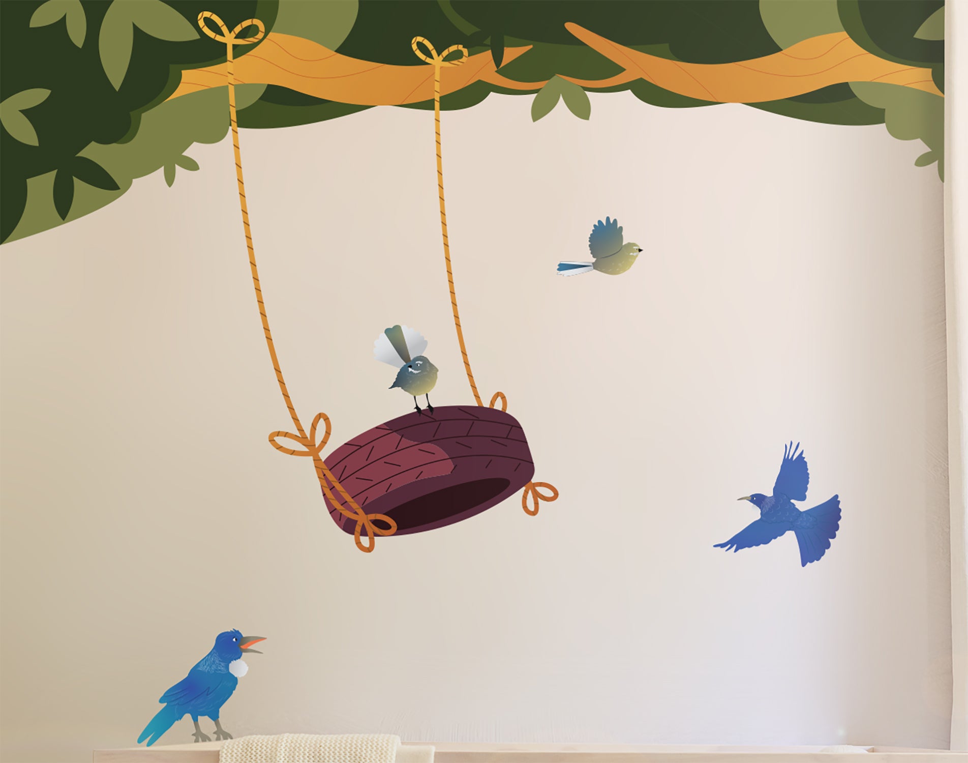 NZ Forest Wall Decal Set v.2 Your Decal Shop Wall Decal NZ
