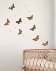 NZ Native Butterflies and Manuka Flowers