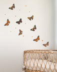 NZ Native Butterflies and Manuka Flowers