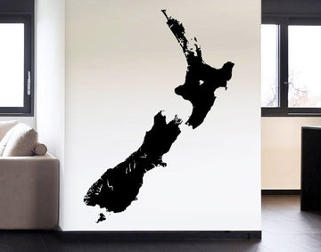 New Zealand Silhouette Blackboard Wall Decals Your Decal Shop Wall Decal NZ