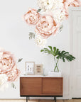 Peach Peonies Wall Decal Your Decal Shop Wall Decal NZ