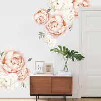 Peach Peonies Wall Decal Your Decal Shop Wall Decal NZ