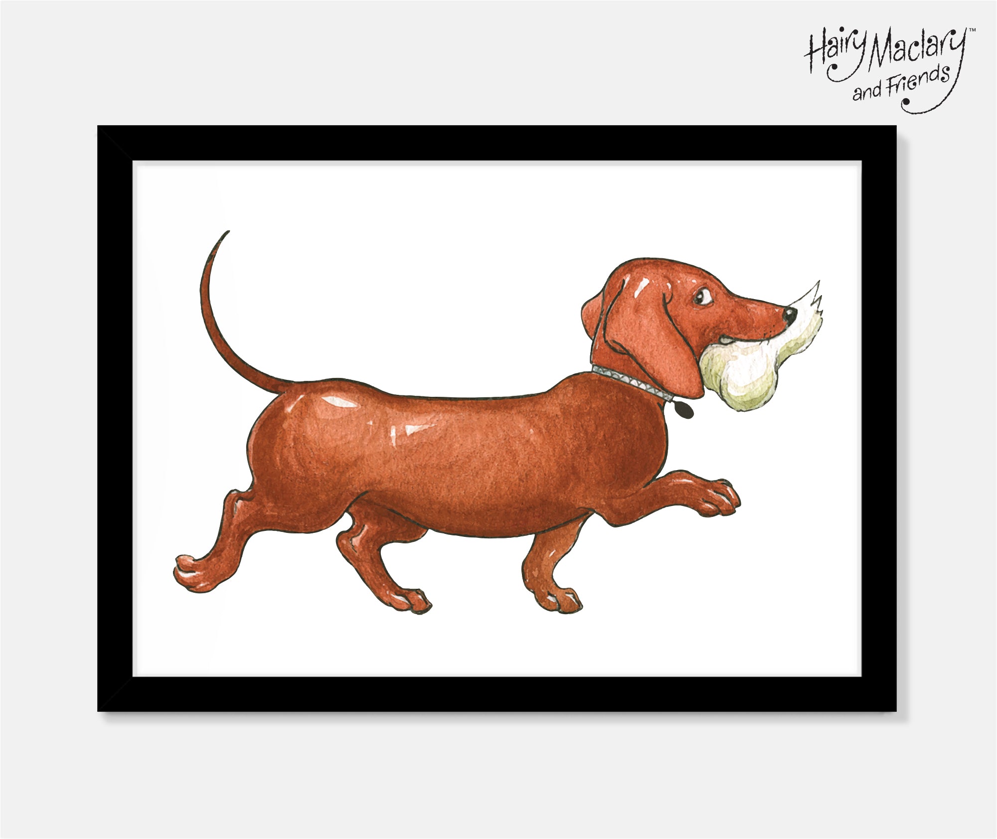 Schnitzel Von Krumm Art Print