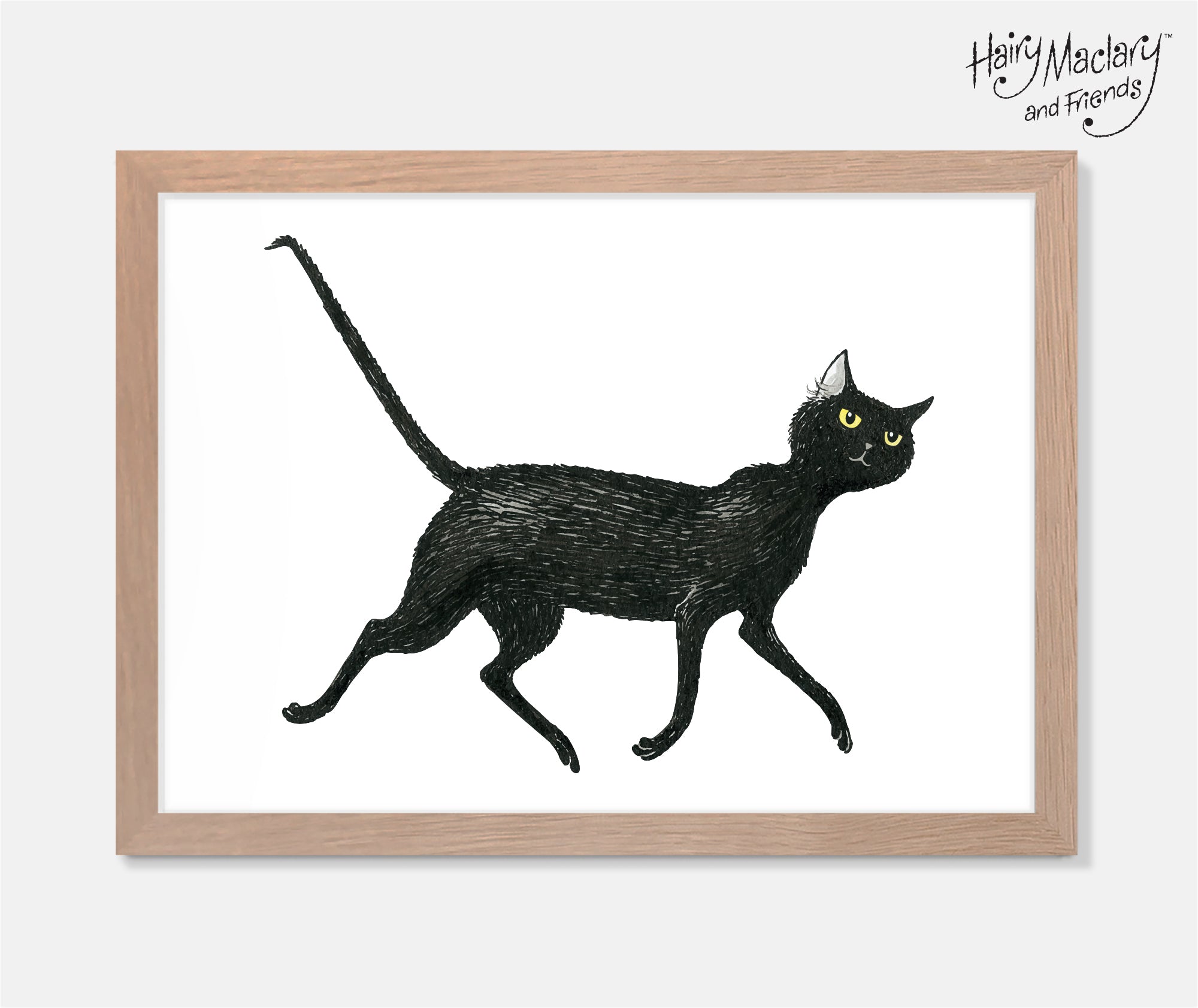 Slinky Malinki Art Print