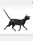 Slinky Malinki Art Print
