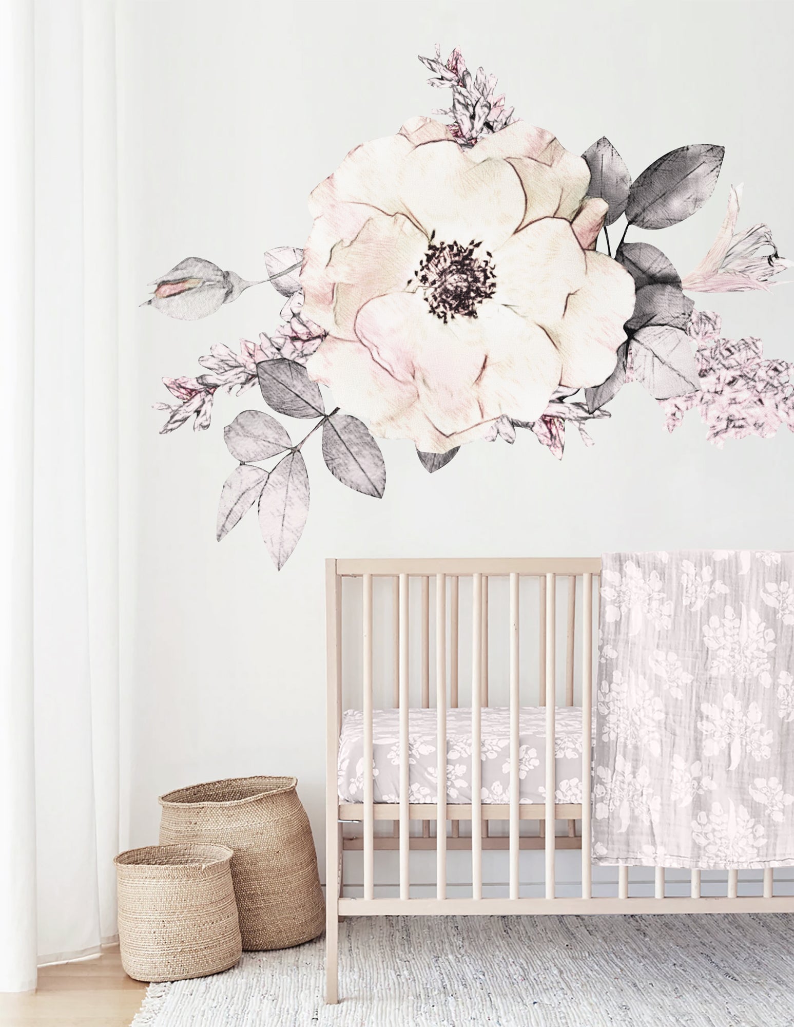 Soft Rose Bouquet Wall Decal Your Decal Shop Wall Decal NZ