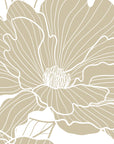 Stenciled Peonies