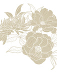 Stenciled Peonies