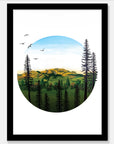 Te Mata Peak Art Print Your Decal Shop Wall Decal NZ