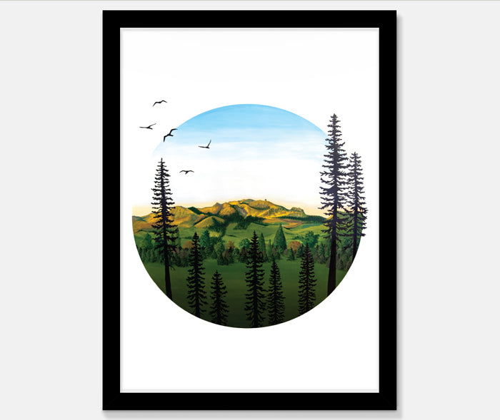 Te Mata Peak Art Print Your Decal Shop Wall Decal NZ