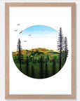 Te Mata Peak Art Print Your Decal Shop Wall Decal NZ