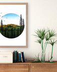 Te Mata Peak Art Print Your Decal Shop Wall Decal NZ