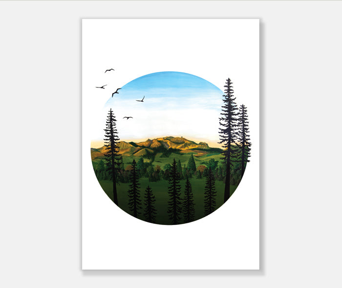 Te Mata Peak Art Print Your Decal Shop Wall Decal NZ