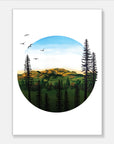 Te Mata Peak Art Print Your Decal Shop Wall Decal NZ