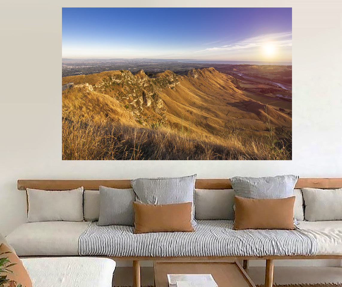 Te Mata Sunrise Mural Your Decal Shop Wall Decal NZ