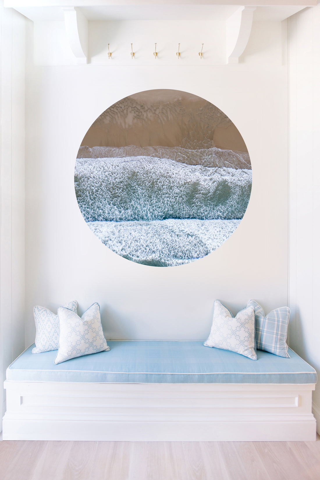 The Layers of Ocean Beach Mural Dot Your Decal Shop Wall Decal NZ