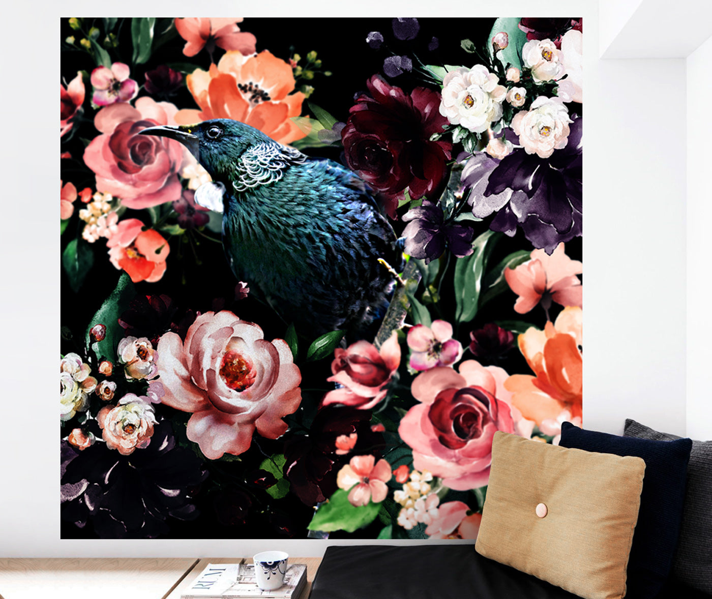 Tui in Wonderland Mural Your Decal Shop Wall Decal NZ