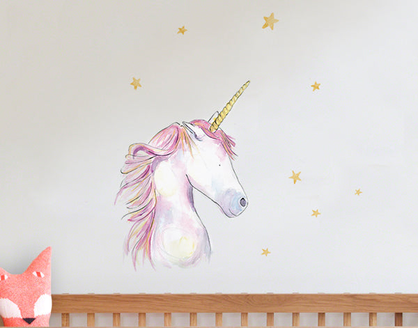 JOY THE UNICORN Wall Decal Your Decal Shop Wall Decal NZ