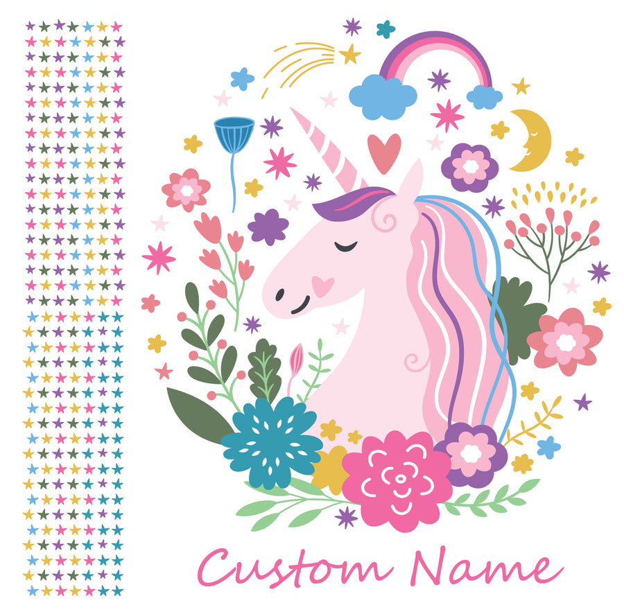 Unicorn with custom name Wall Decal Your Decal Shop Wall Decal NZ