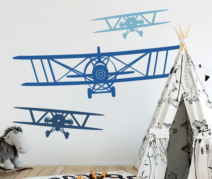 Vintage Airplanes Wall Decal Your Decal Shop Wall Decal NZ