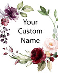 Watercolour Rose Bouquet Wreath Wall Decal Your Decal Shop Wall Decal NZ