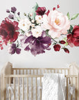 Watercolour Rose Bouquet Wall Decal Your Decal Shop Wall Decal NZ