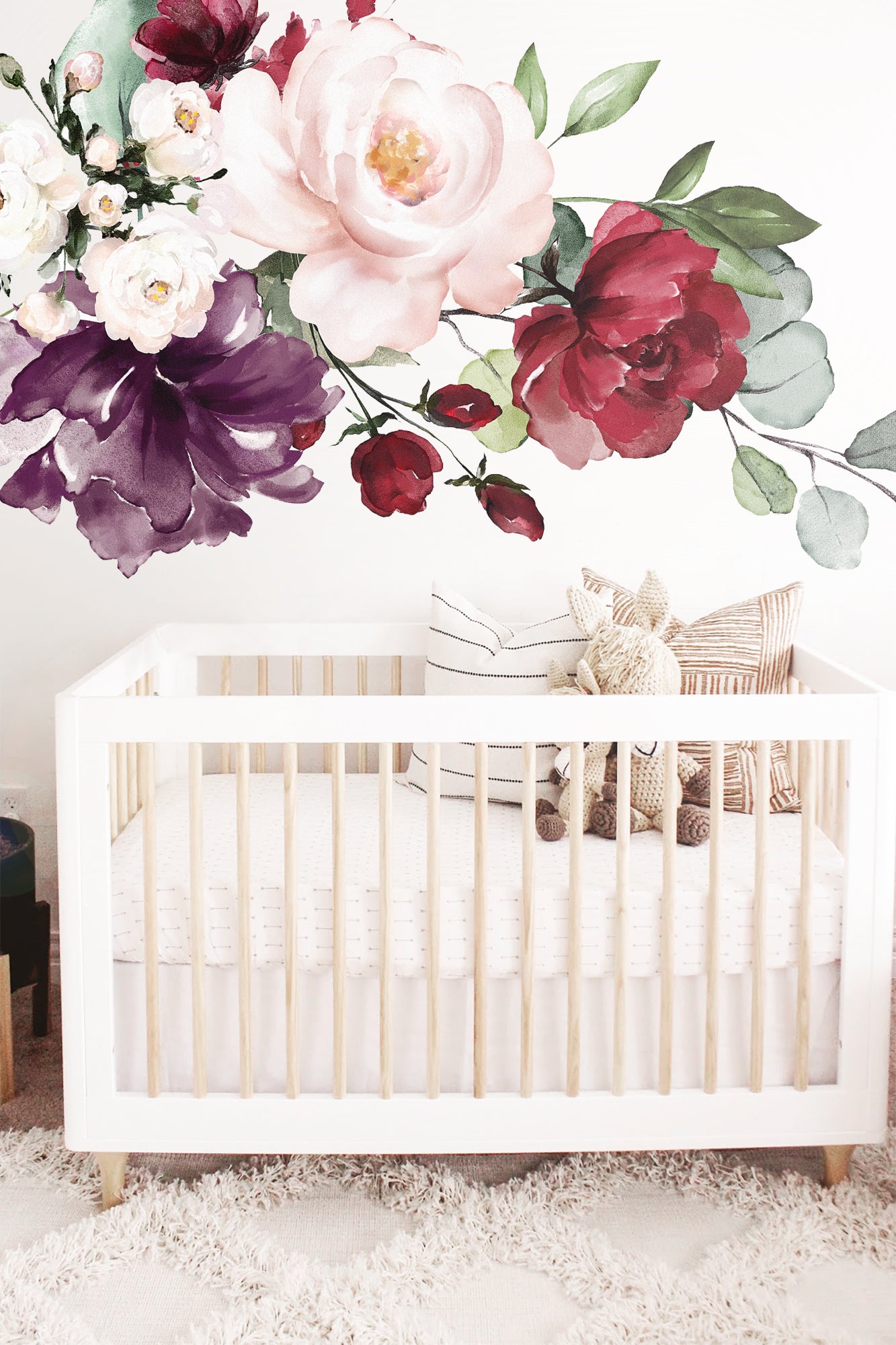 Watercolour Rose Bouquet Wall Decal Your Decal Shop Wall Decal NZ