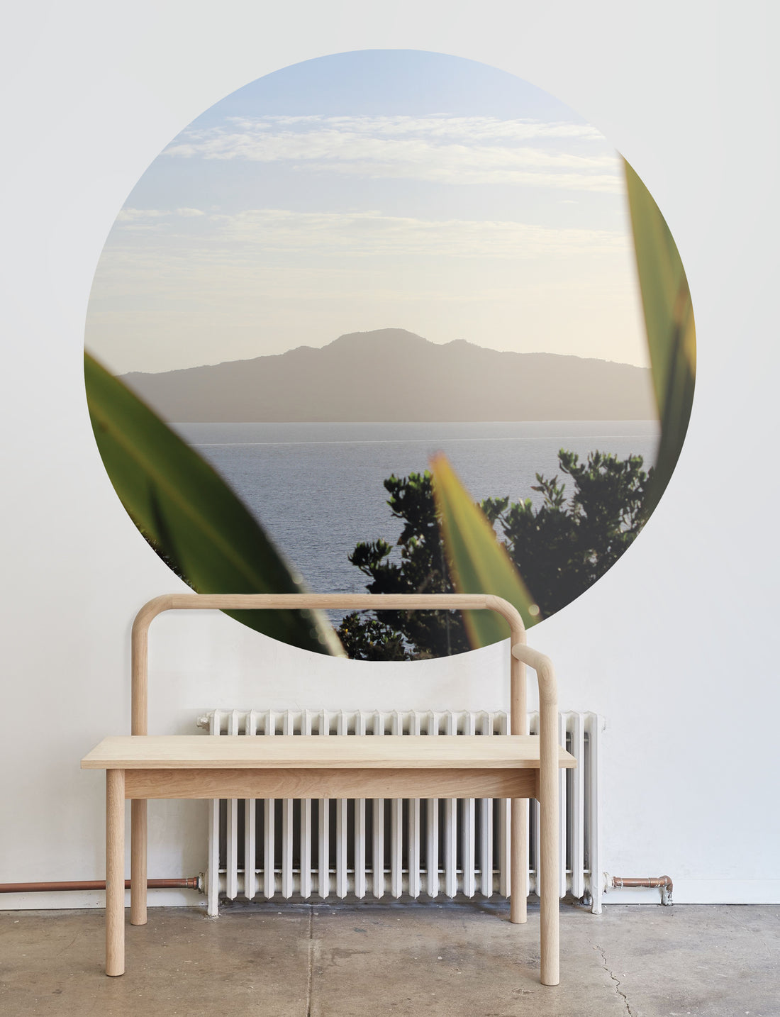 Window to Rangitoto Mural Dot Your Decal Shop Wall Decal NZ