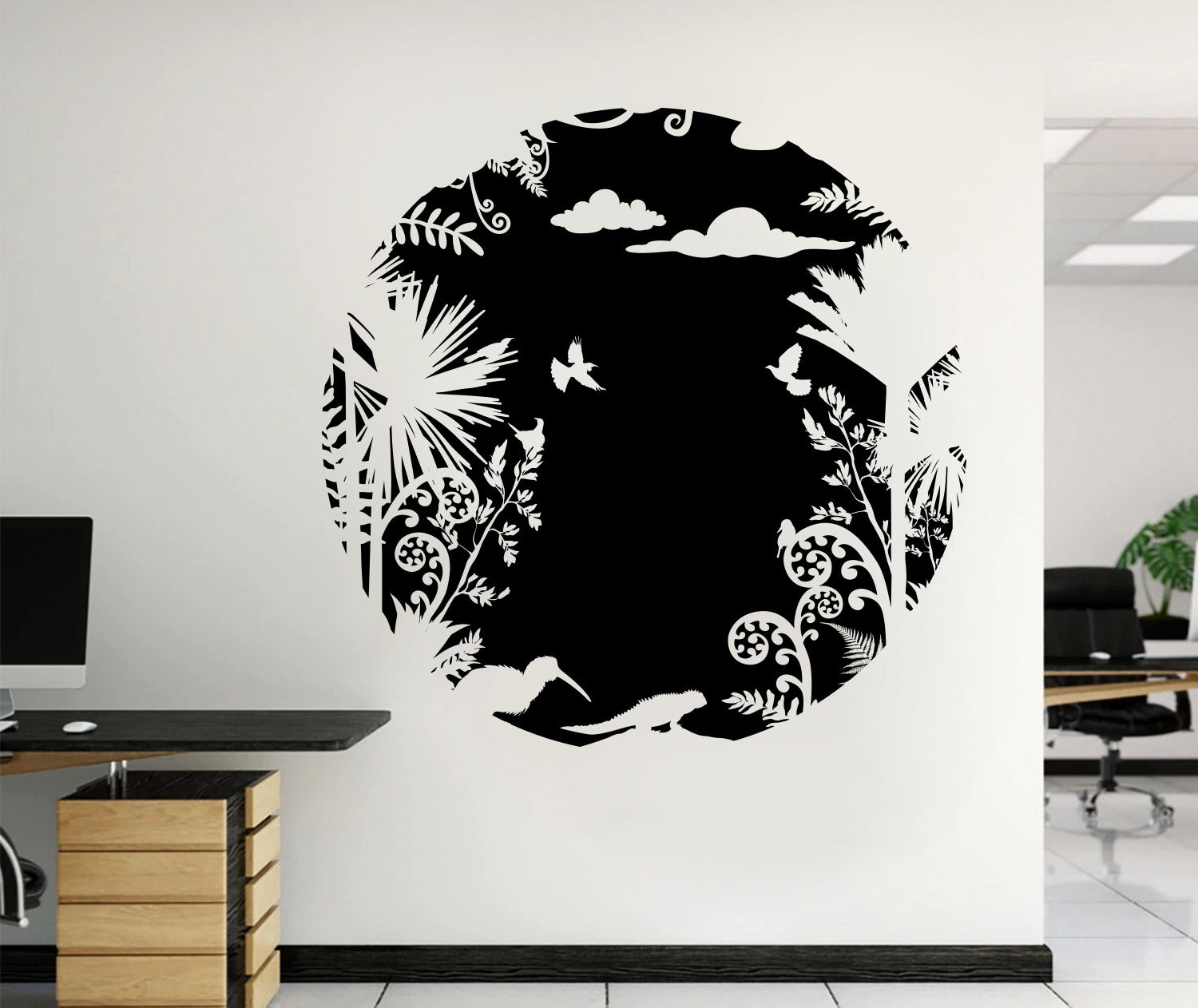Window to Kiwiana Paradise Wall Decal Your Decal Shop Wall Decal NZ