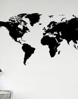 World Map Wall Decal Your Decal Shop Wall Decal NZ