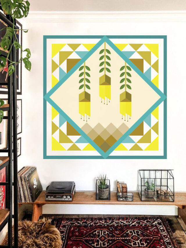 Kowhai Square Wall Decal