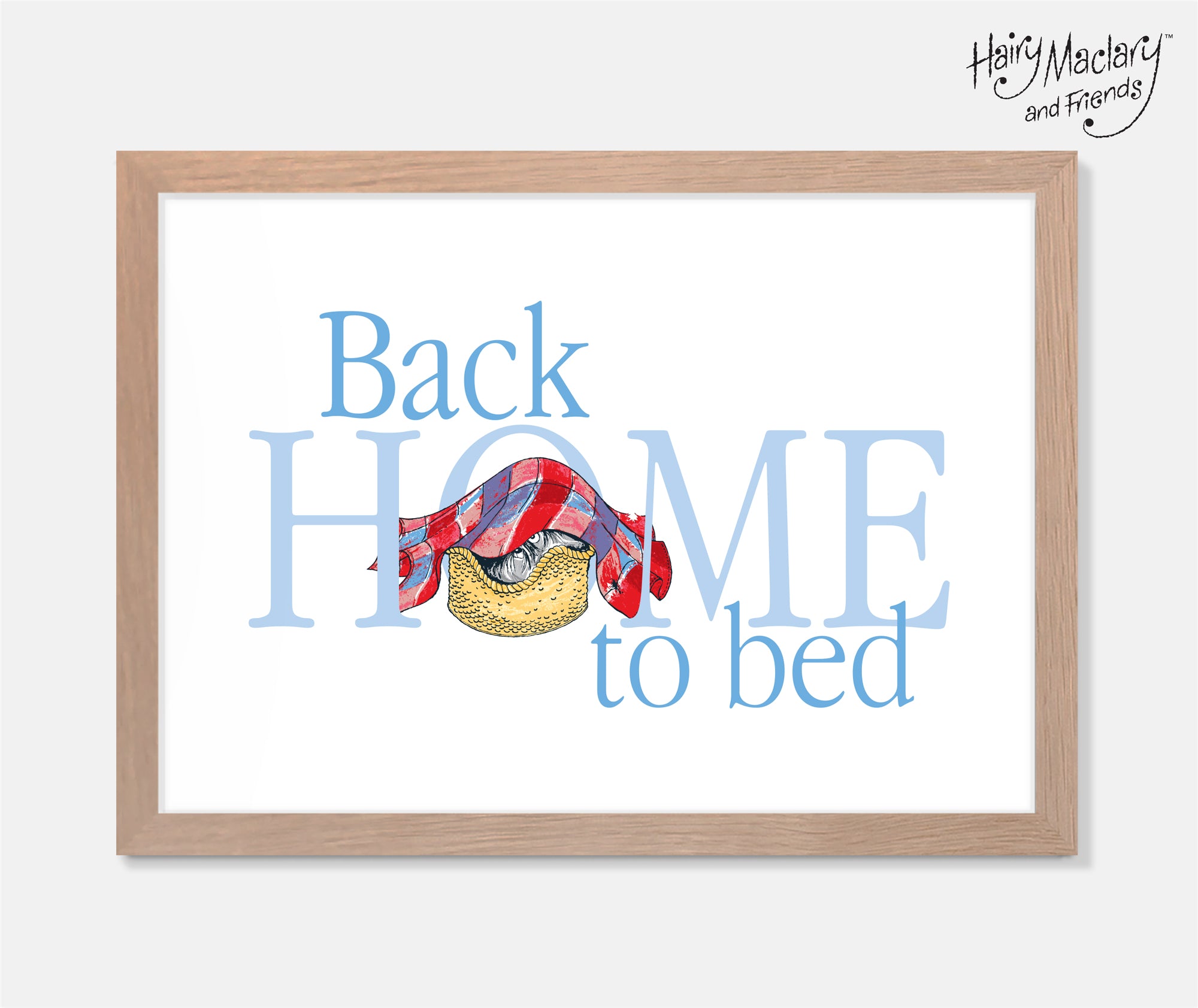 Back home to bed Art Print
