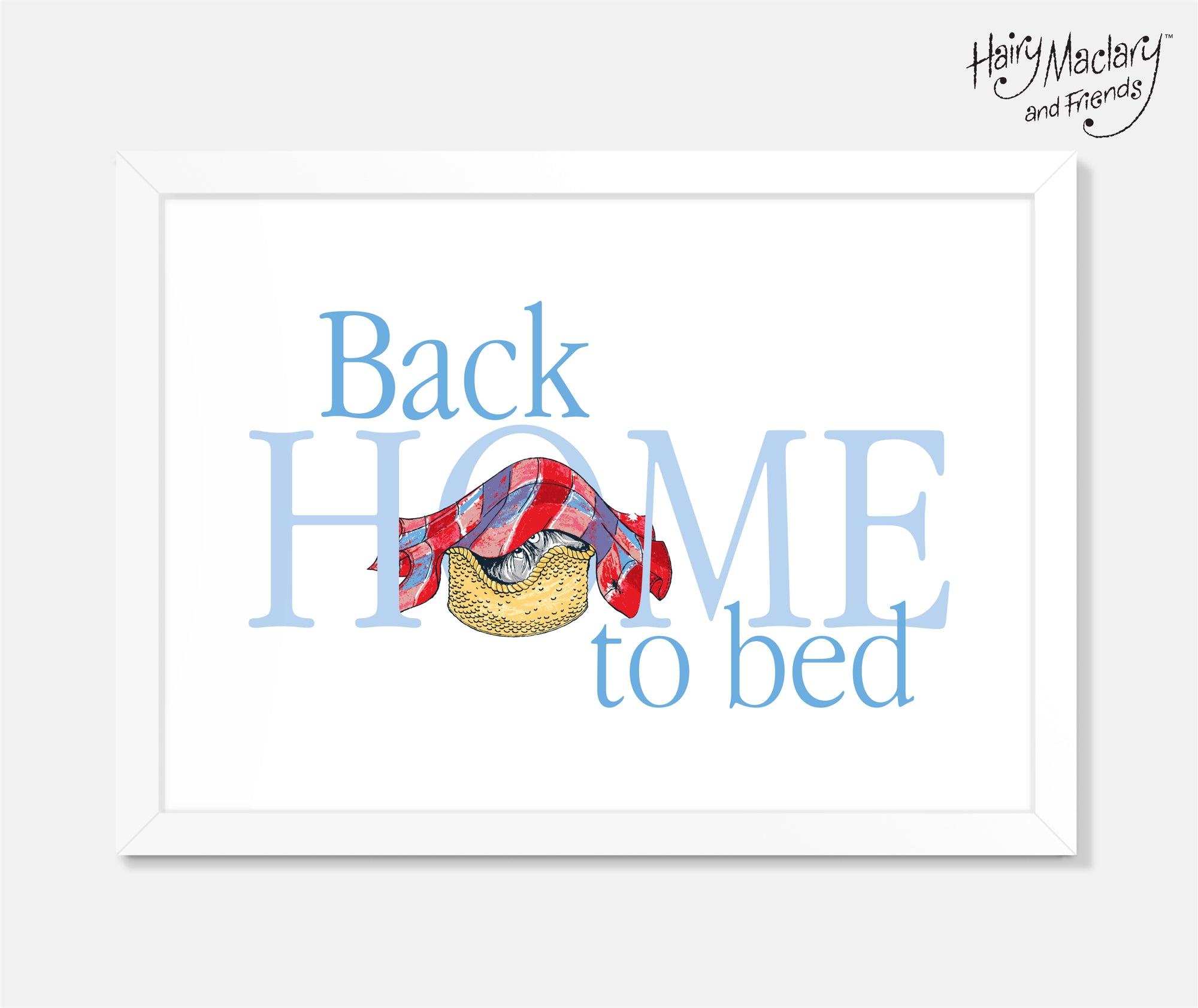 Back home to bed Art Print