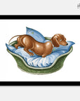 Schnitzel Von Krumm Basket Art Print