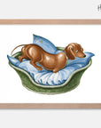 Schnitzel Von Krumm Basket Art Print