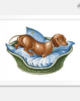 Schnitzel Von Krumm Basket Art Print
