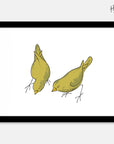 Hairy Maclary Birds Art Print