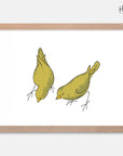 Hairy Maclary Birds Art Print