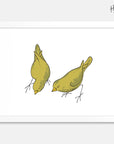 Hairy Maclary Birds Art Print