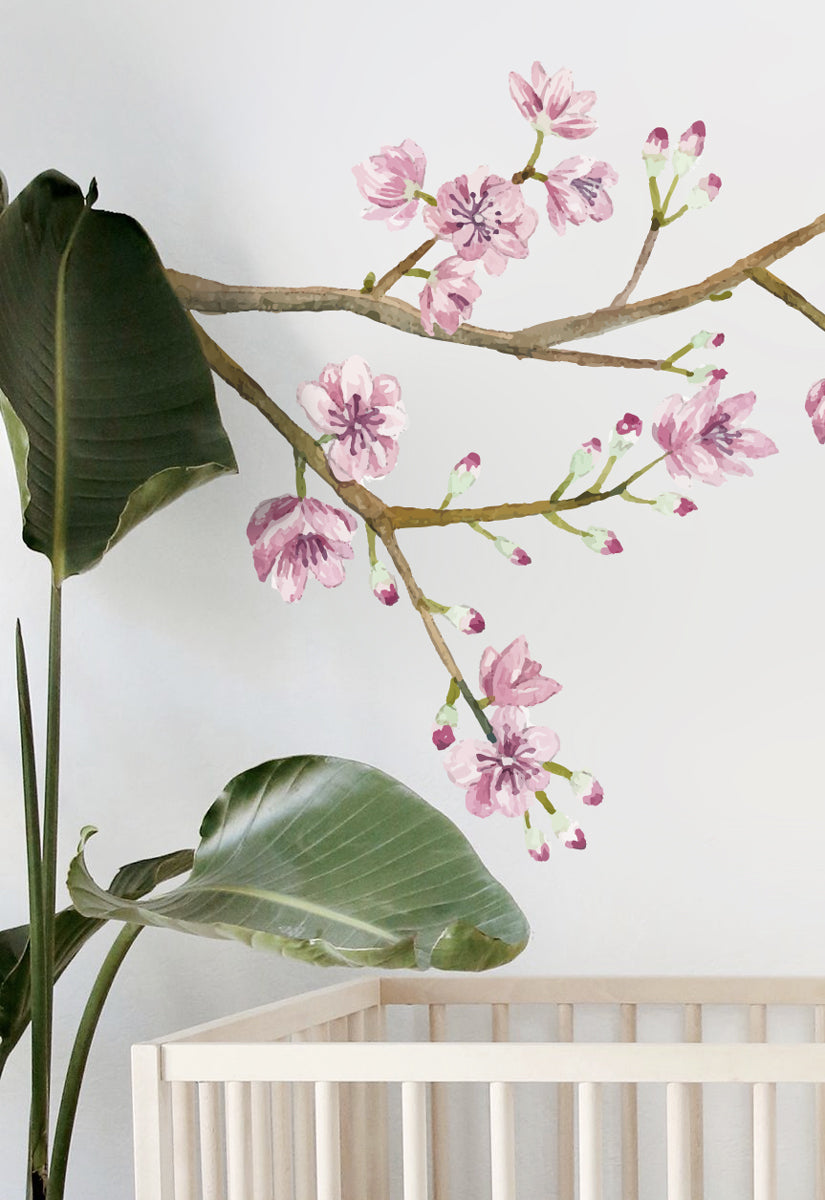 Blossom Tree Fantail Wall Decal