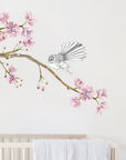 Blossom Tree Fantail Wall Decal