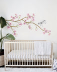 Blossom Tree Fantail Wall Decal
