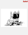 Footrot Flats - Cast of Characters Print