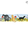Hairy Maclary Cat Border
