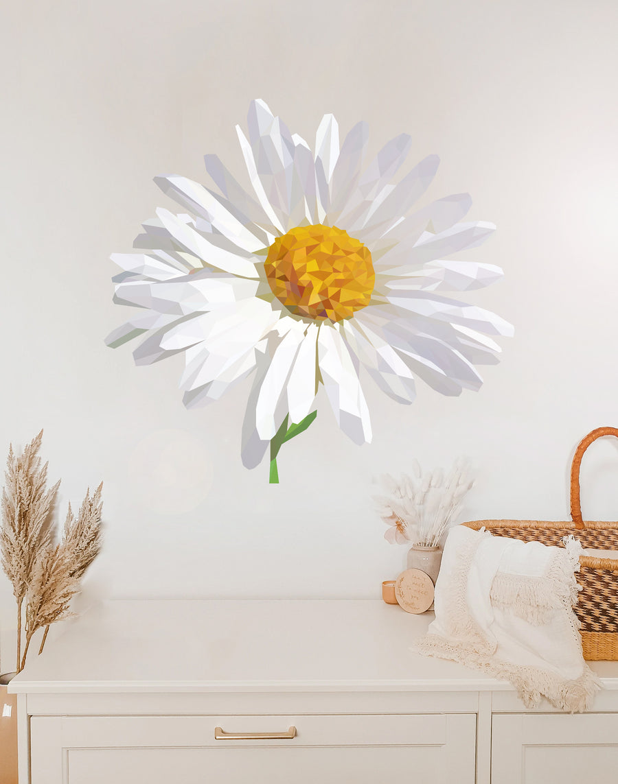 Geometric Daisy Wall Decal Your Decal Shop Wall Decal NZ