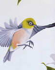 Wax Eyes In Native Clematis Wall Decal Your Decal Shop Wall Decal NZ