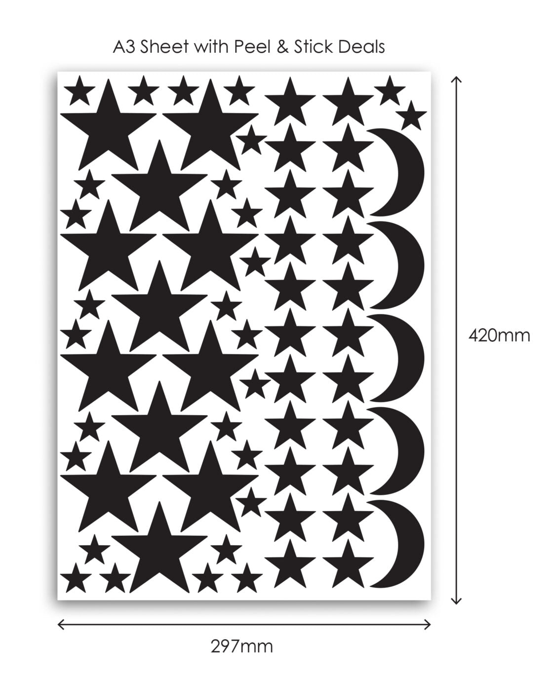 Starry Night Wall Decal Set