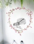 Fantail Wreath Wall Decal Your Decal Shop Wall Decal NZ