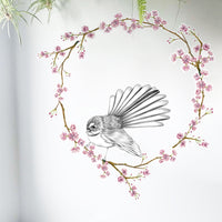 Fantail Wreath Wall Decal Your Decal Shop Wall Decal NZ