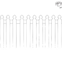 Hairy Maclary Picket Fence